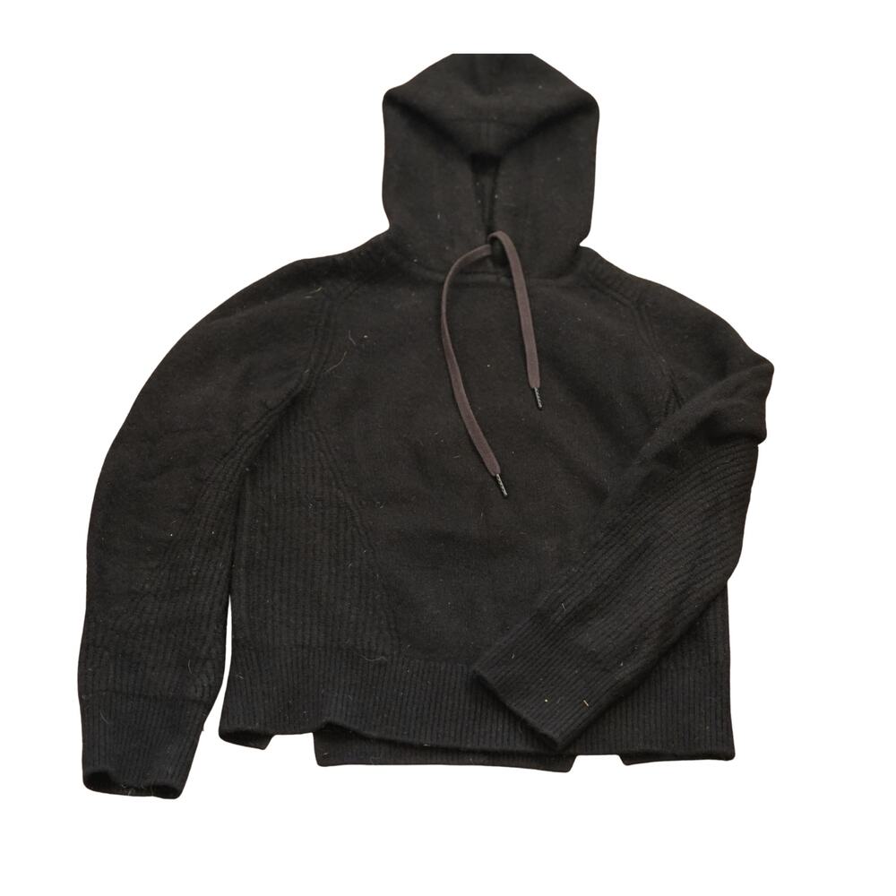 Rag & Bone 100% cashmere hooded sweater - Black- Size XS